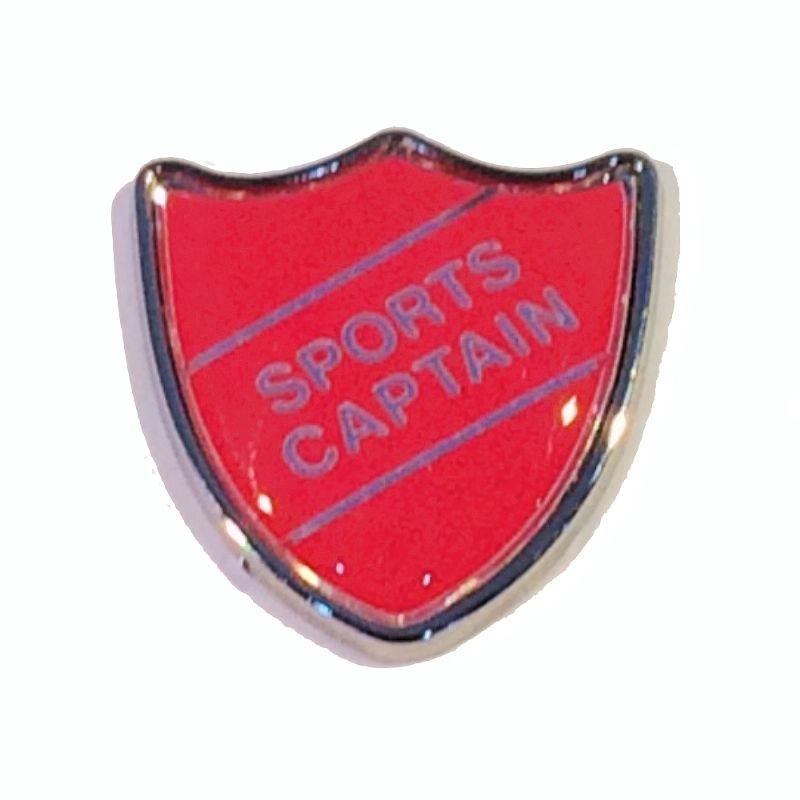 SPORTS CAPTAIN shield badge